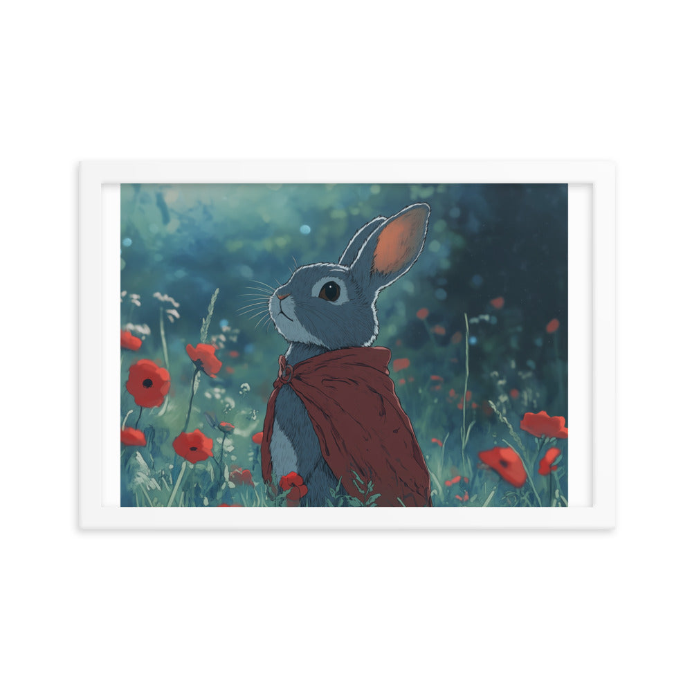 Rabbit 2 Framed matte paper poster