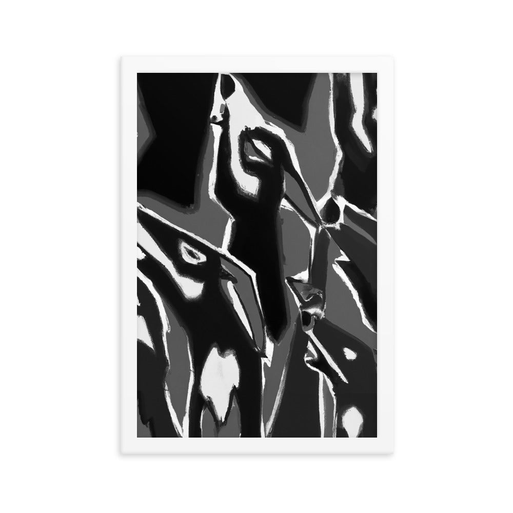 Night Howls Framed matte paper poster