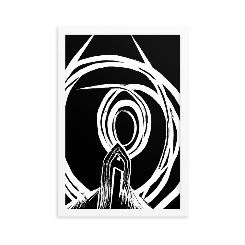 Ring Framed matte paper poster