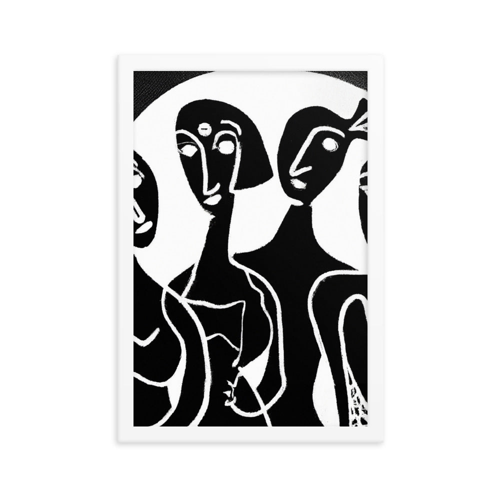 The Four Sisters Framed matte paper poster