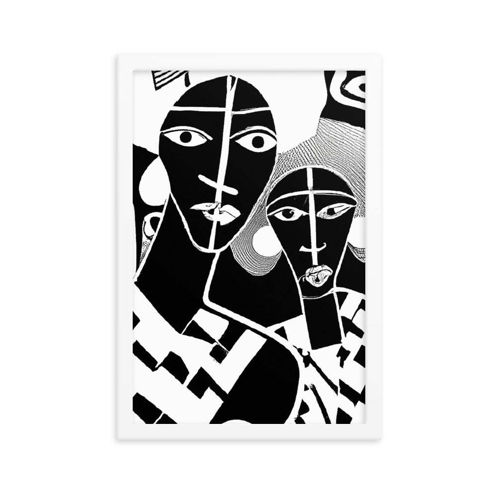 Aunties Framed matte paper poster