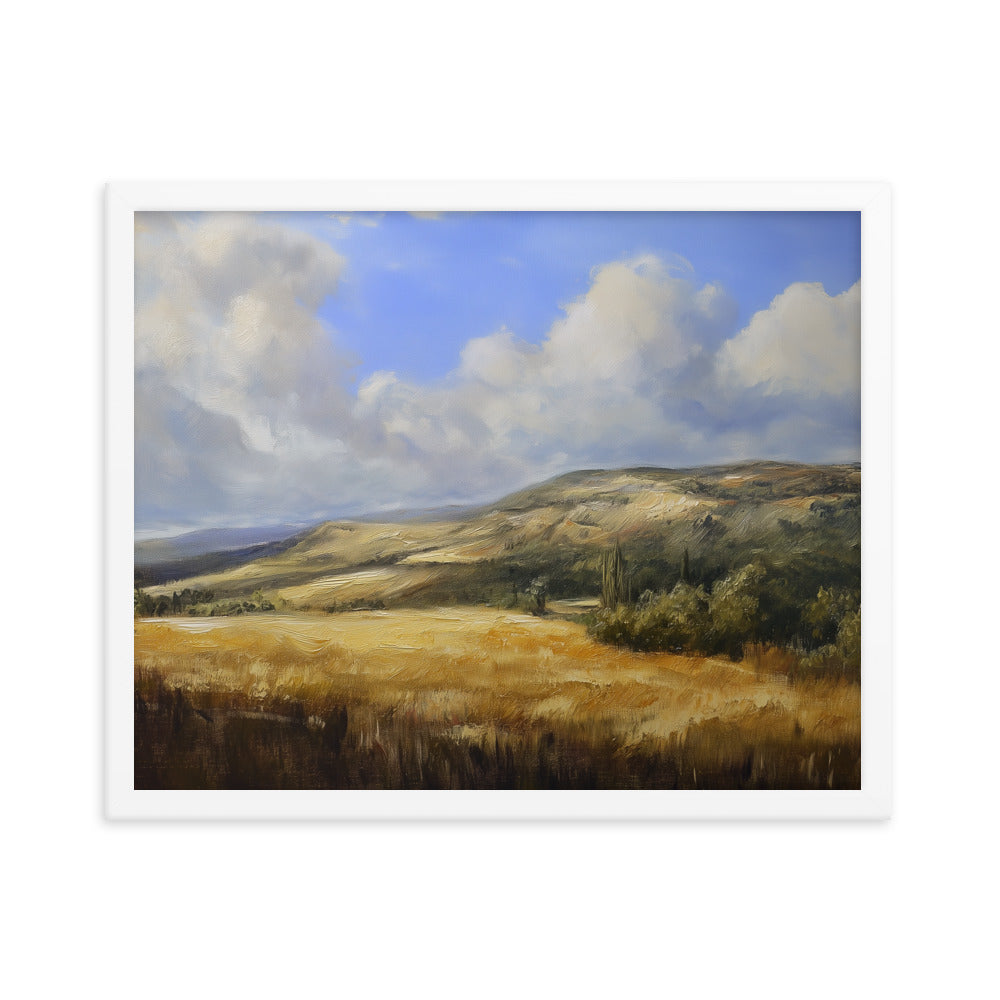 Untitled Landscape 2 framed matte paper poster