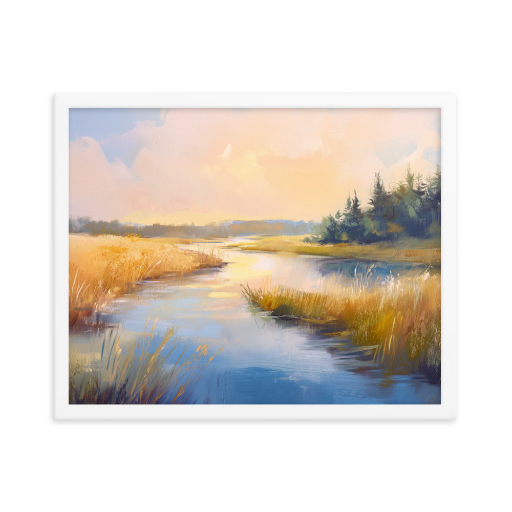 Untitled Landscape 3 framed matte paper poster