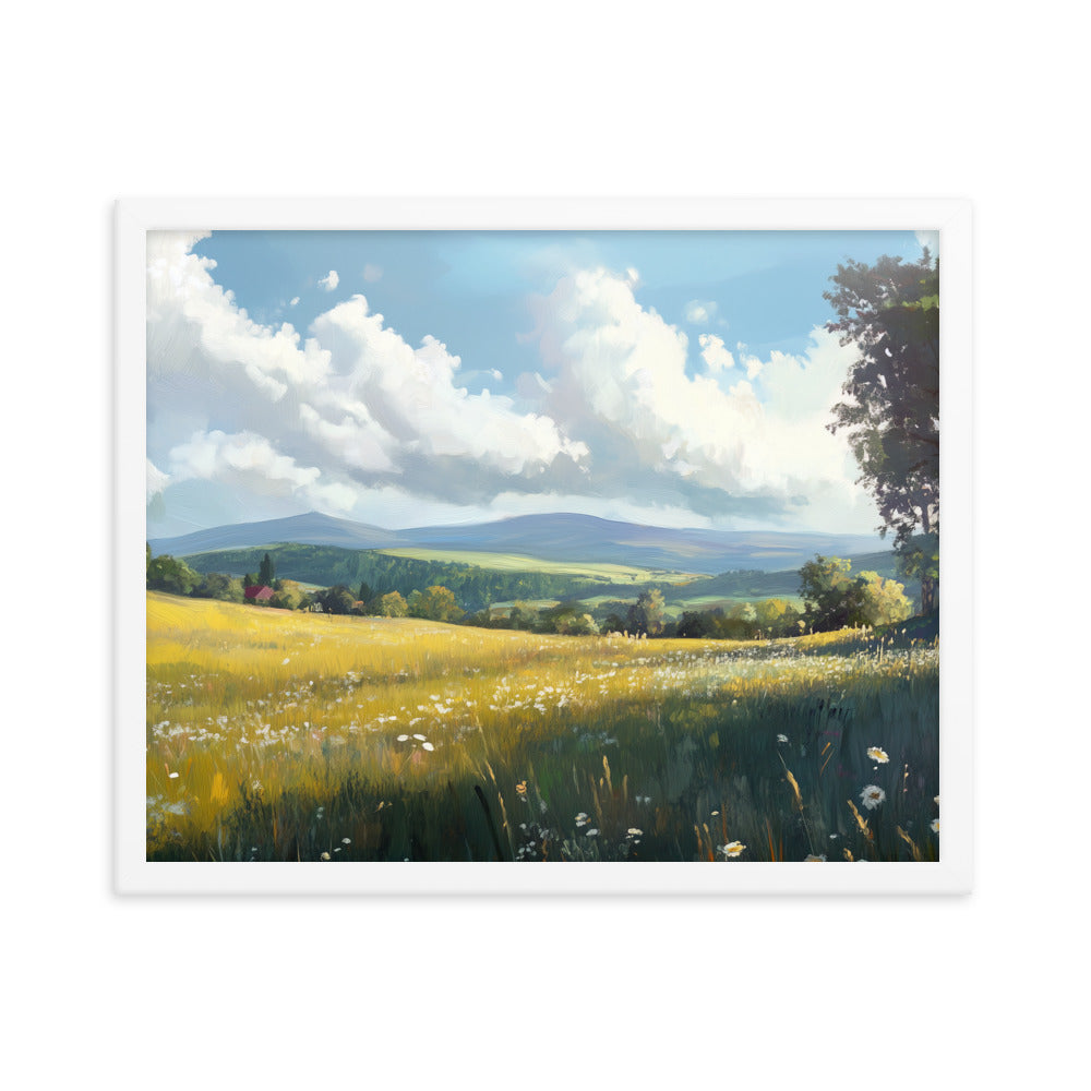 Untitled Landscape 4 Framed matte paper poster