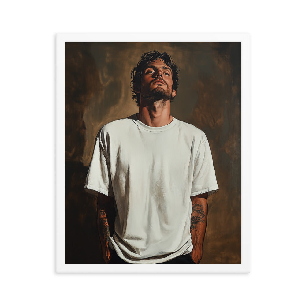 Alessandro Framed matte paper poster