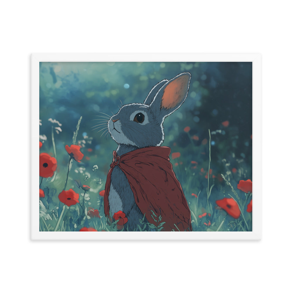 Rabbit 2 Framed matte paper poster