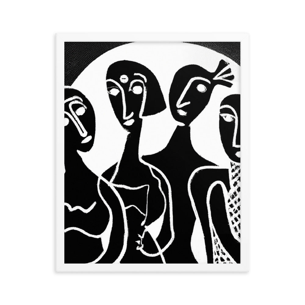 The Four Sisters Framed matte paper poster