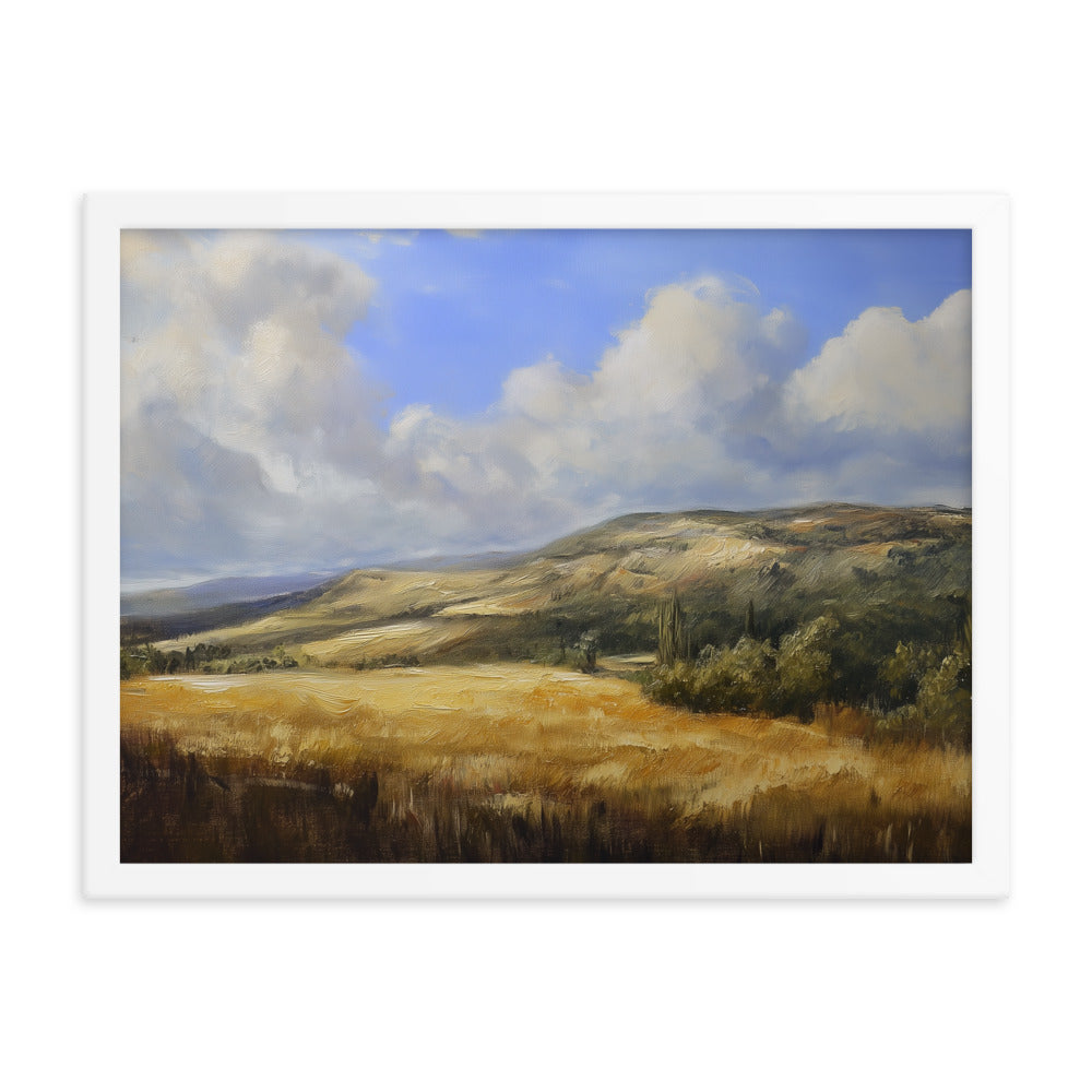 Untitled Landscape 2 framed matte paper poster