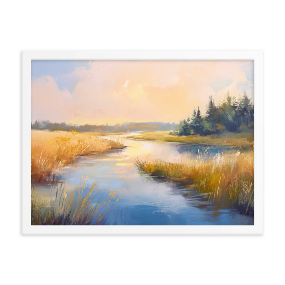 Untitled Landscape 3 framed matte paper poster