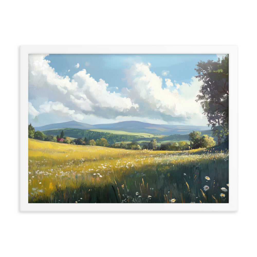 Untitled Landscape 4 Framed matte paper poster