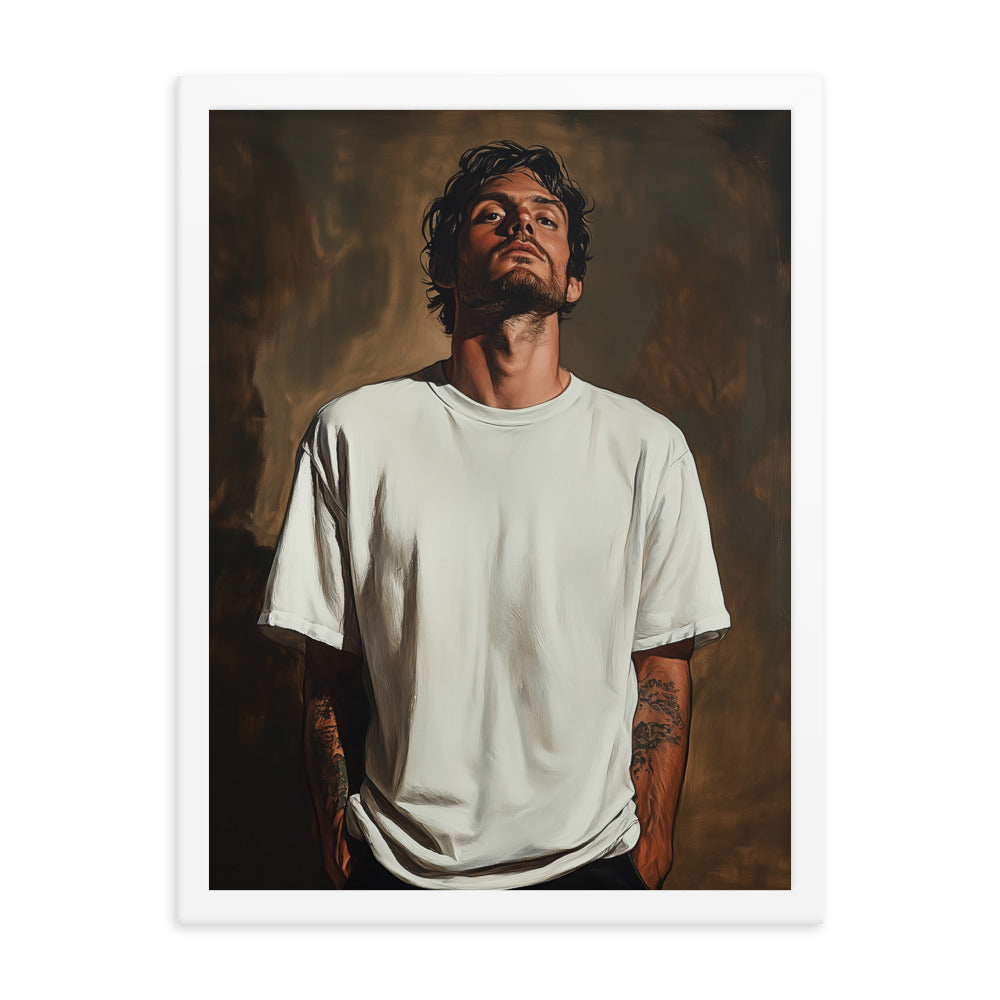 Alessandro Framed matte paper poster