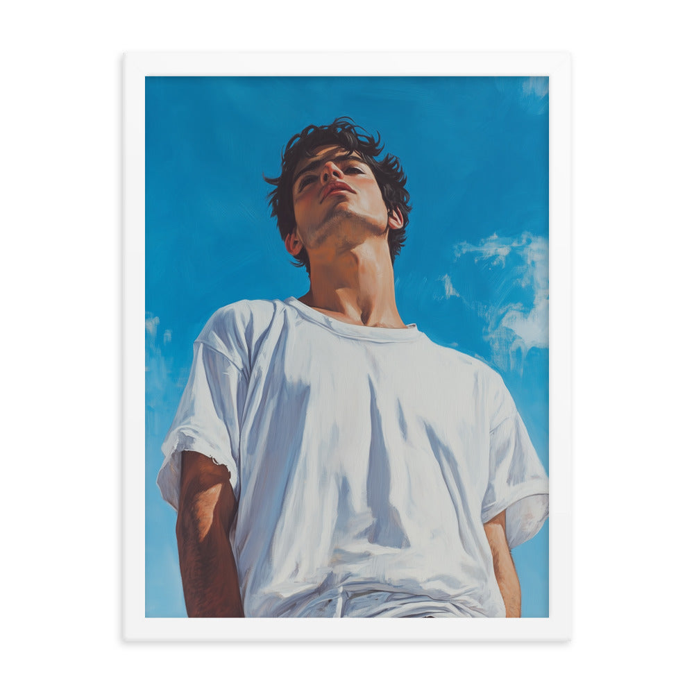 Luca Framed matte paper poster