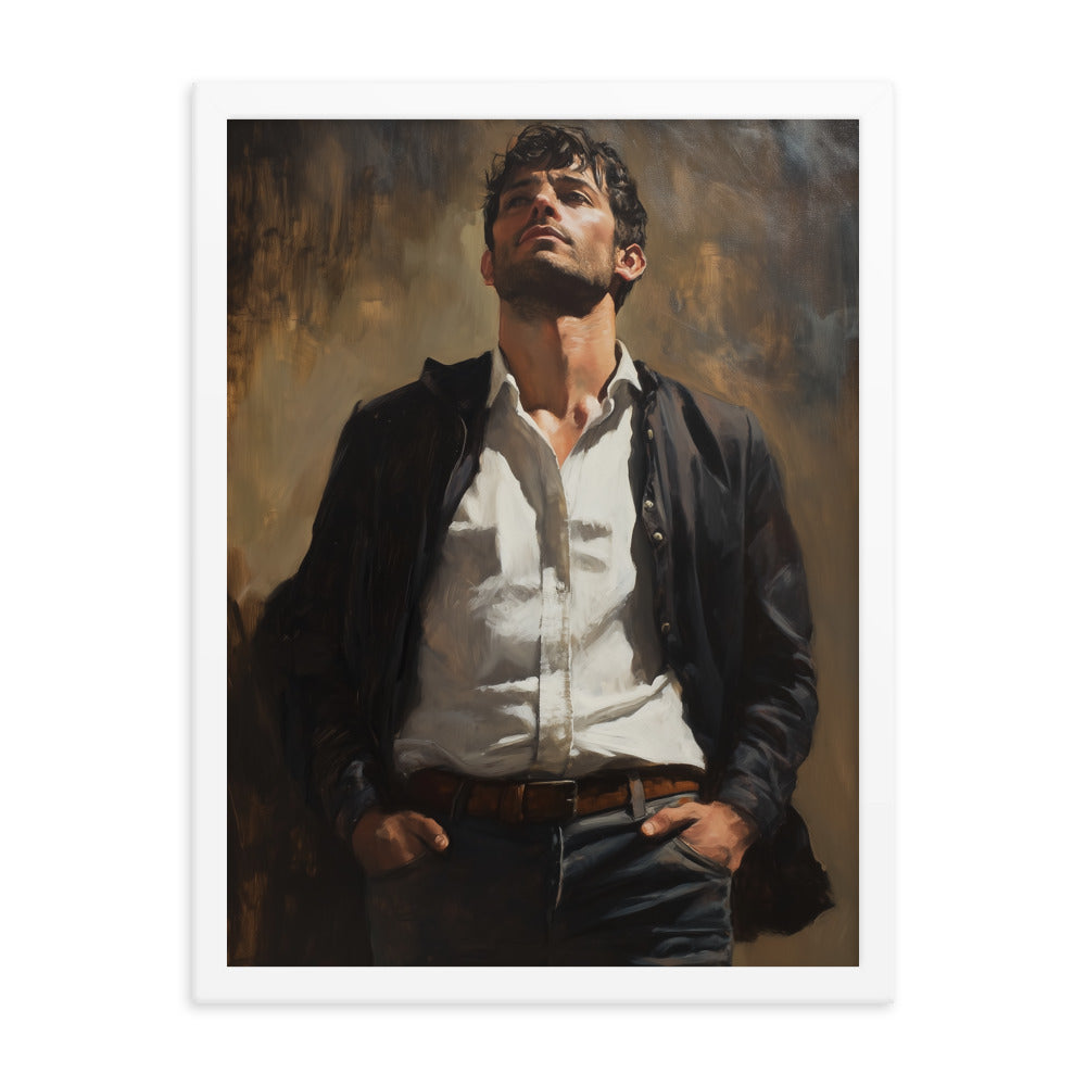 Sebastien Framed matte paper poster