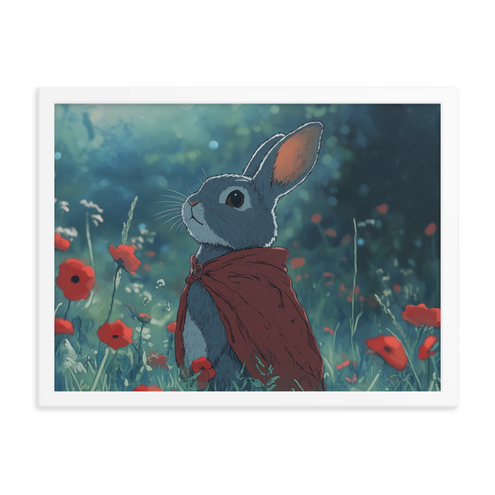 Rabbit 2 Framed matte paper poster