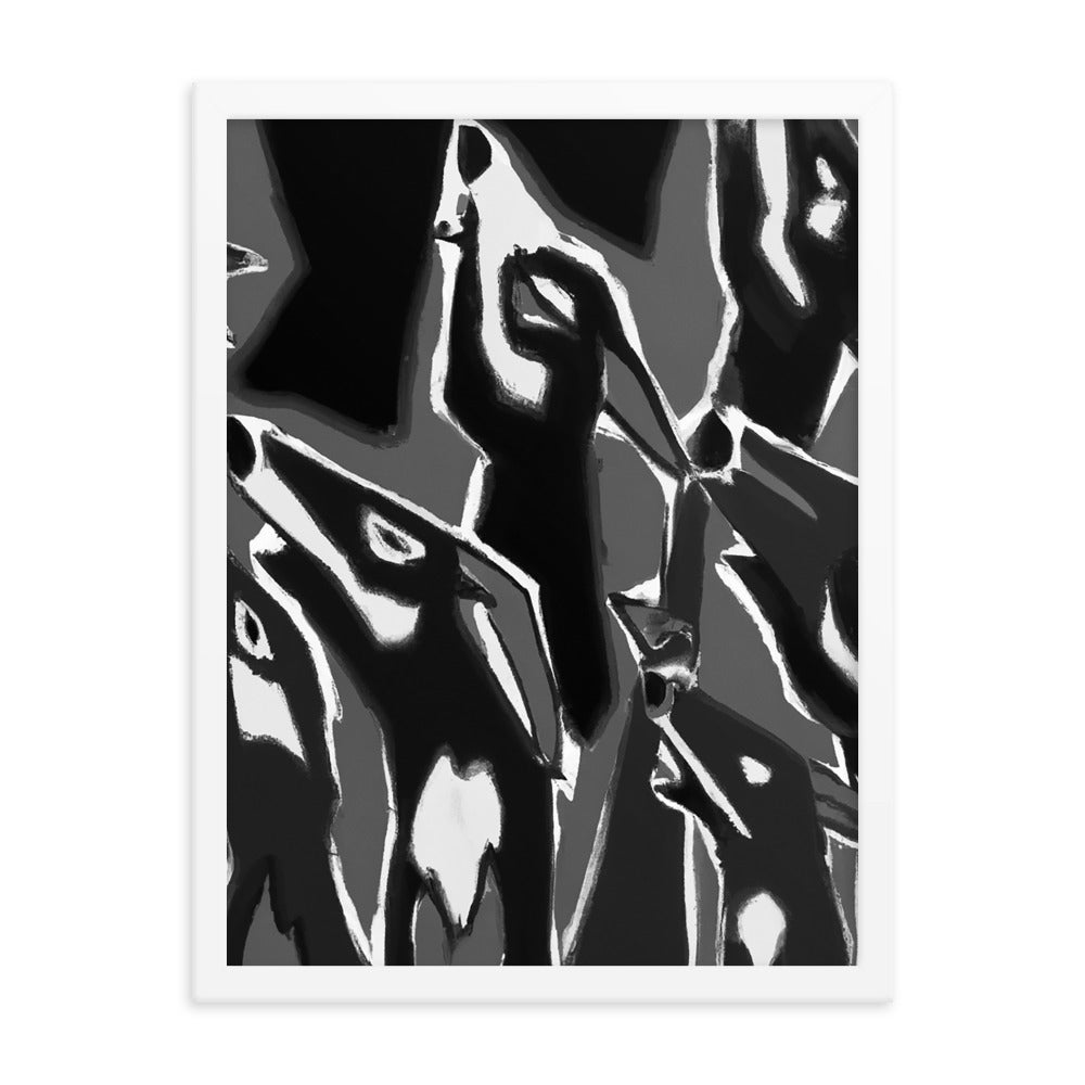 Night Howls Framed matte paper poster