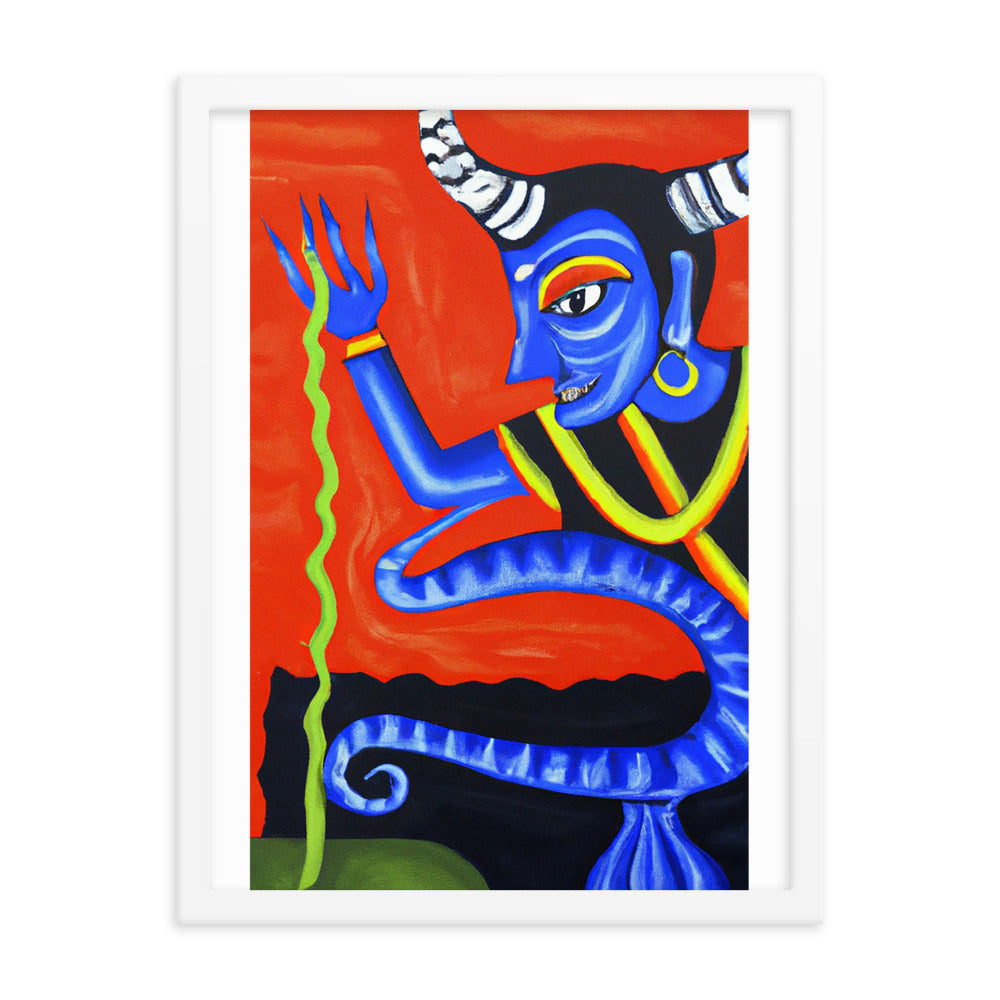 Monstruous Framed matte paper poster