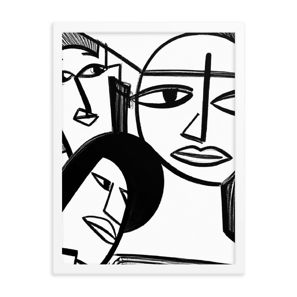 Thumb Framed matte paper poster