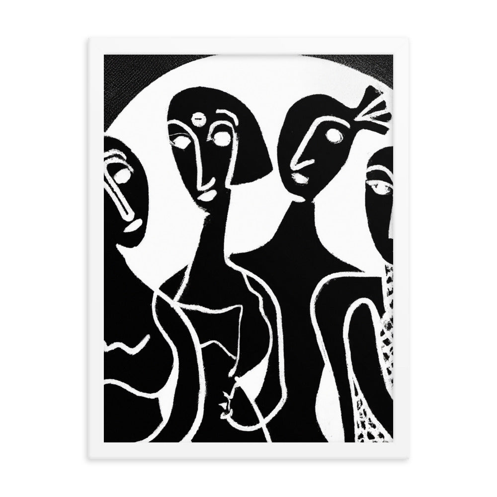 The Four Sisters Framed matte paper poster