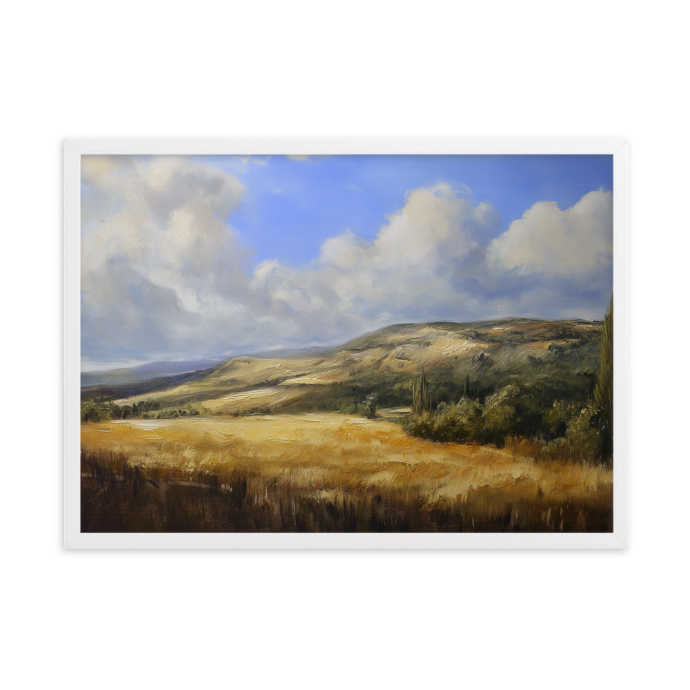 Untitled Landscape 2 framed matte paper poster