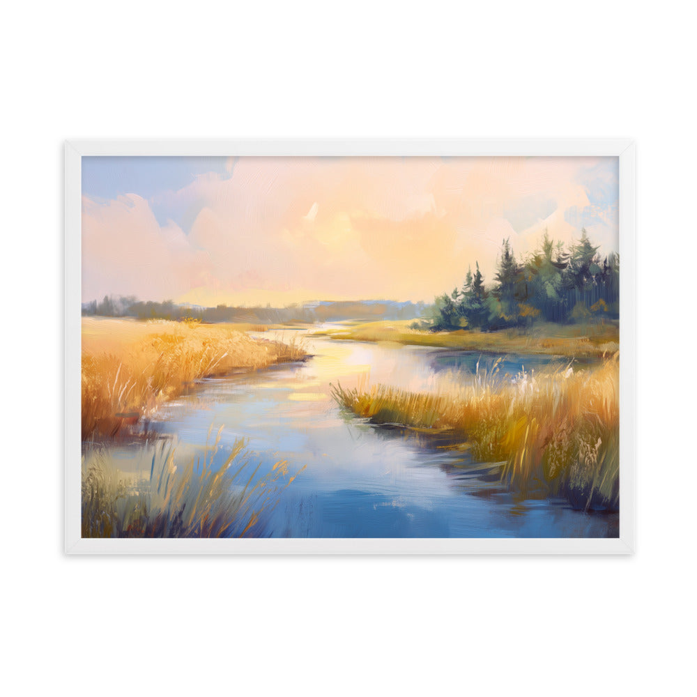 Untitled Landscape 3 framed matte paper poster