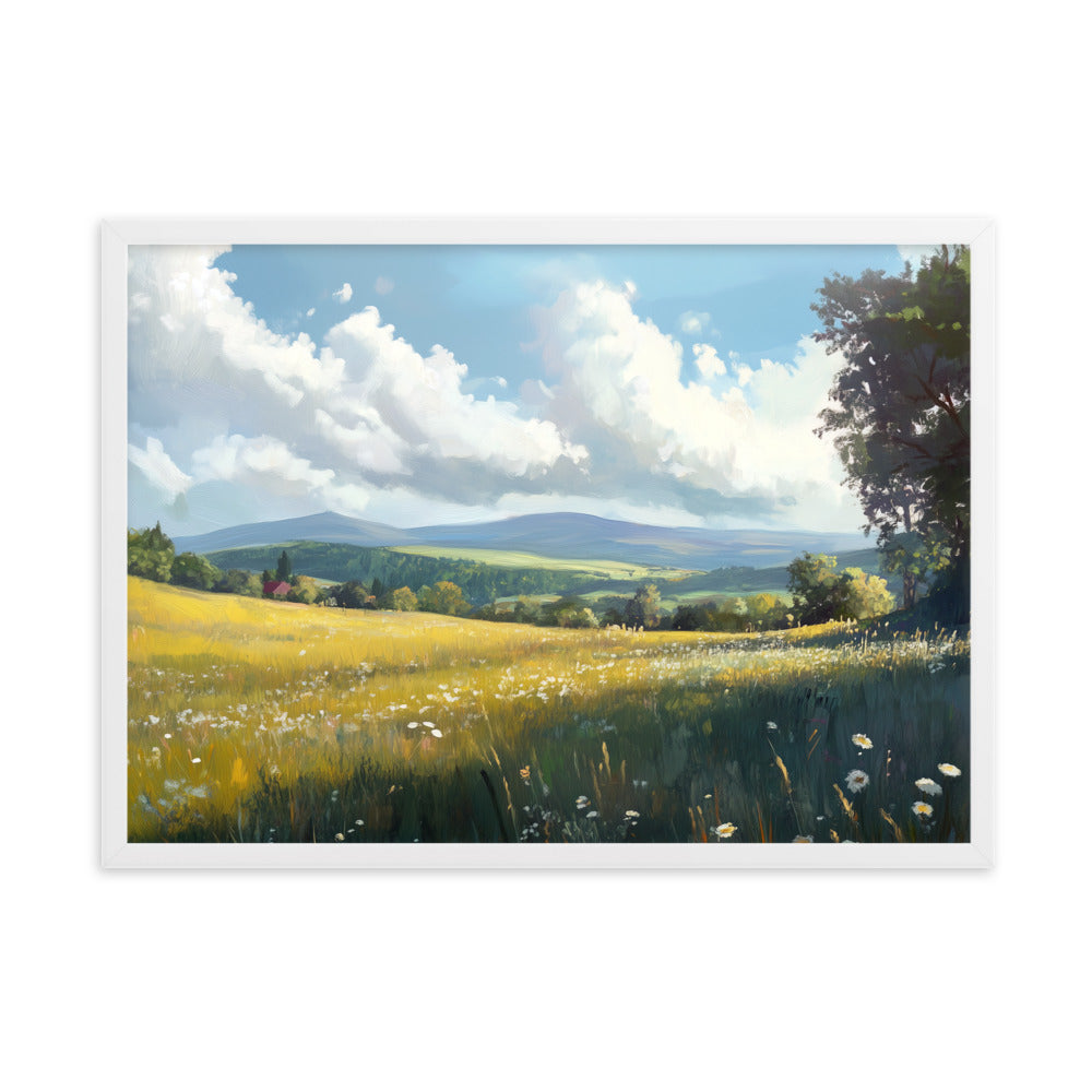 Untitled Landscape 4 Framed matte paper poster