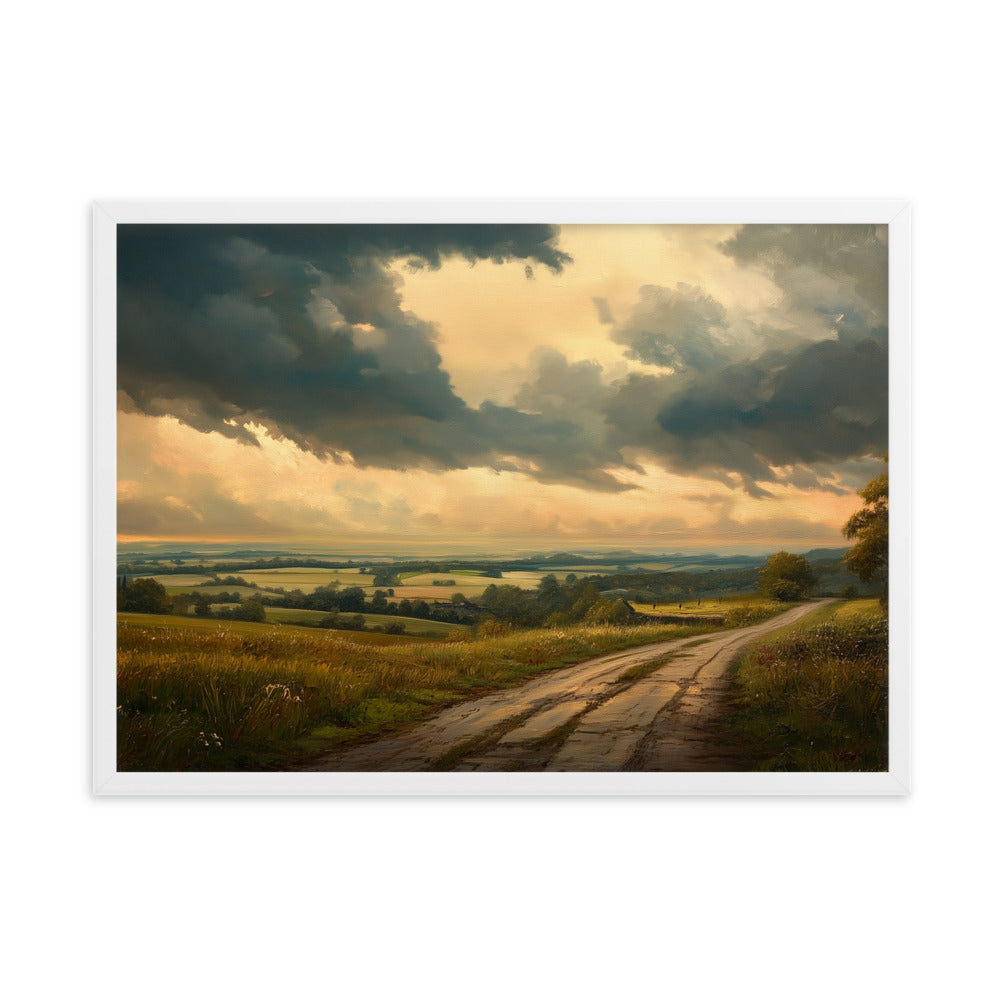 Untitled Landscape 5 Framed matte paper poster