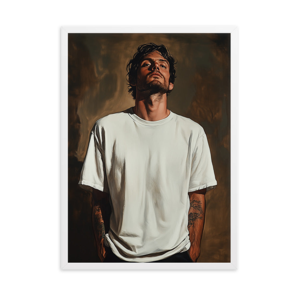 Alessandro Framed matte paper poster