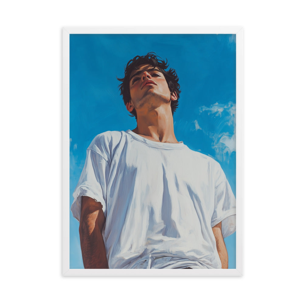 Luca Framed matte paper poster