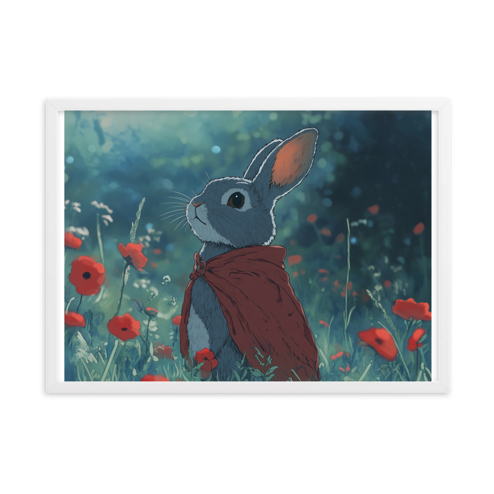 Rabbit 2 Framed matte paper poster