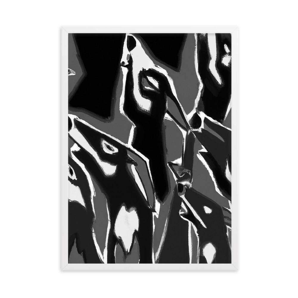 Night Howls Framed matte paper poster