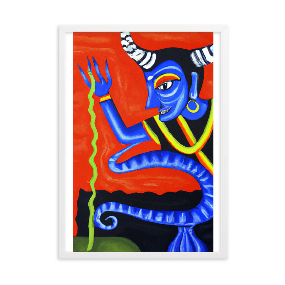 Monstruous Framed matte paper poster