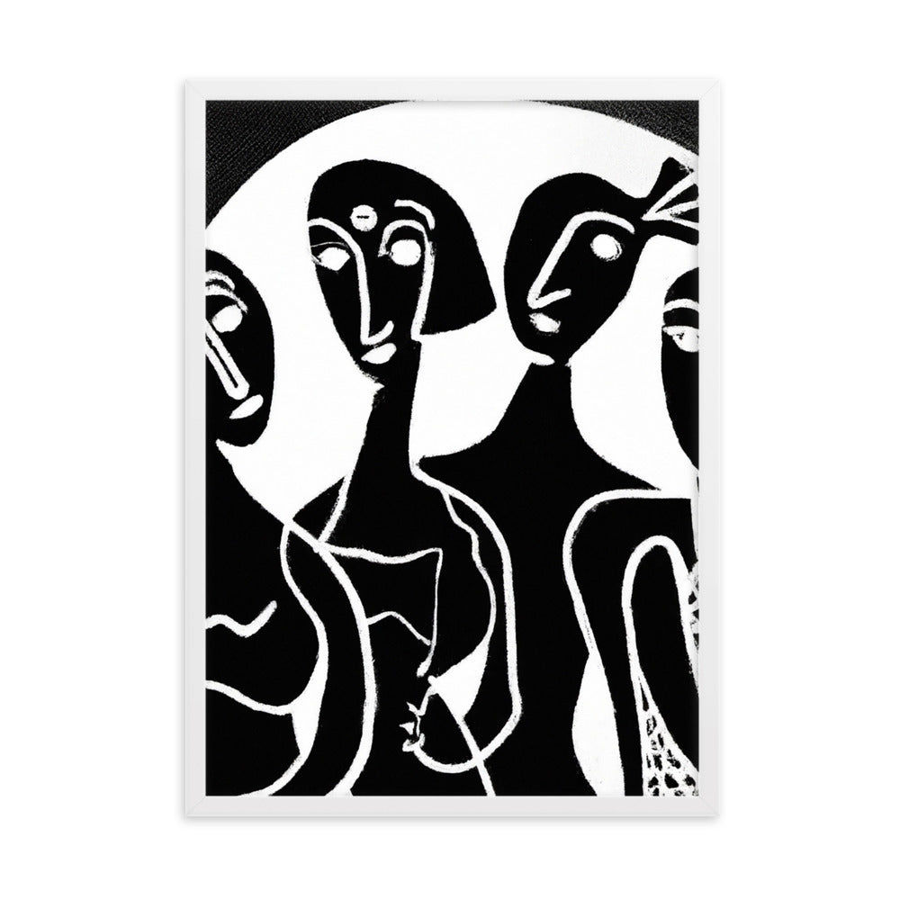 The Four Sisters Framed matte paper poster