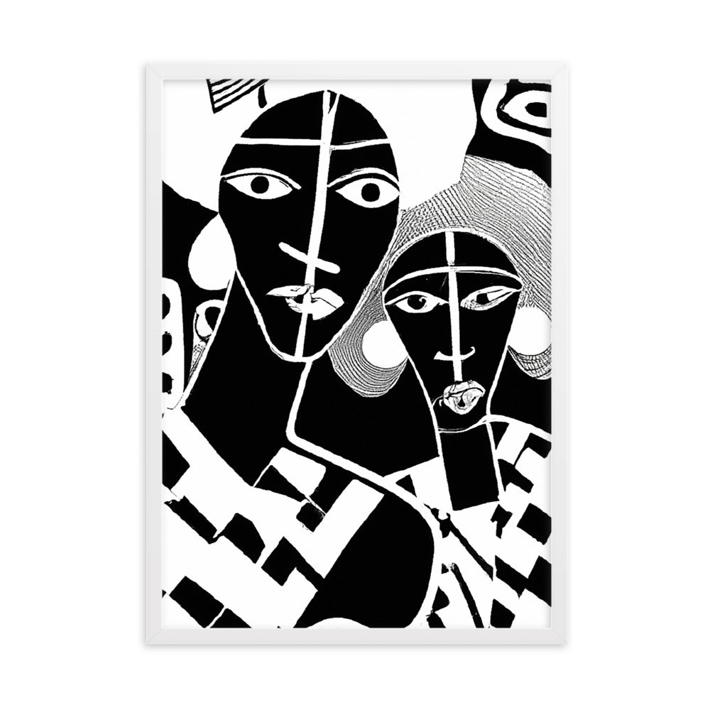 Aunties Framed matte paper poster