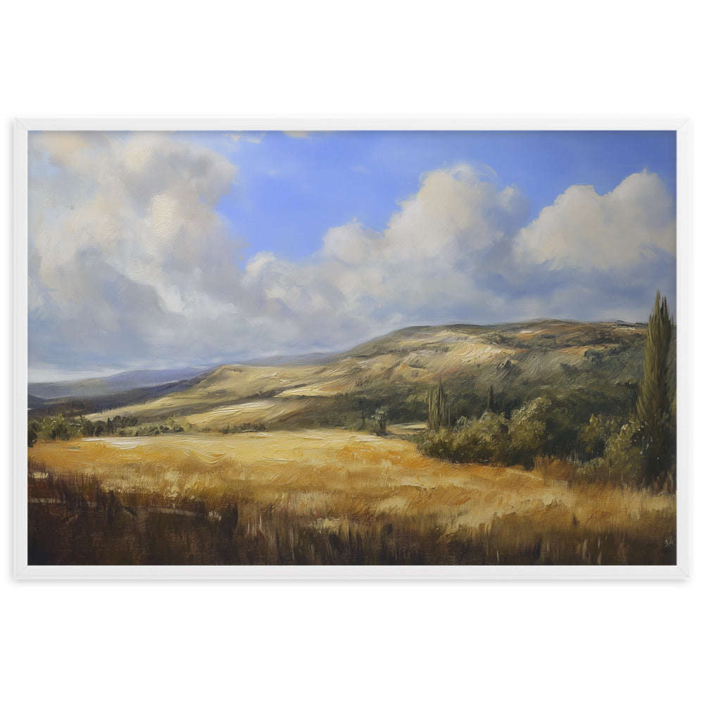 Untitled Landscape 2 framed matte paper poster