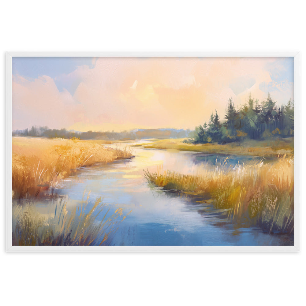 Untitled Landscape 3 framed matte paper poster