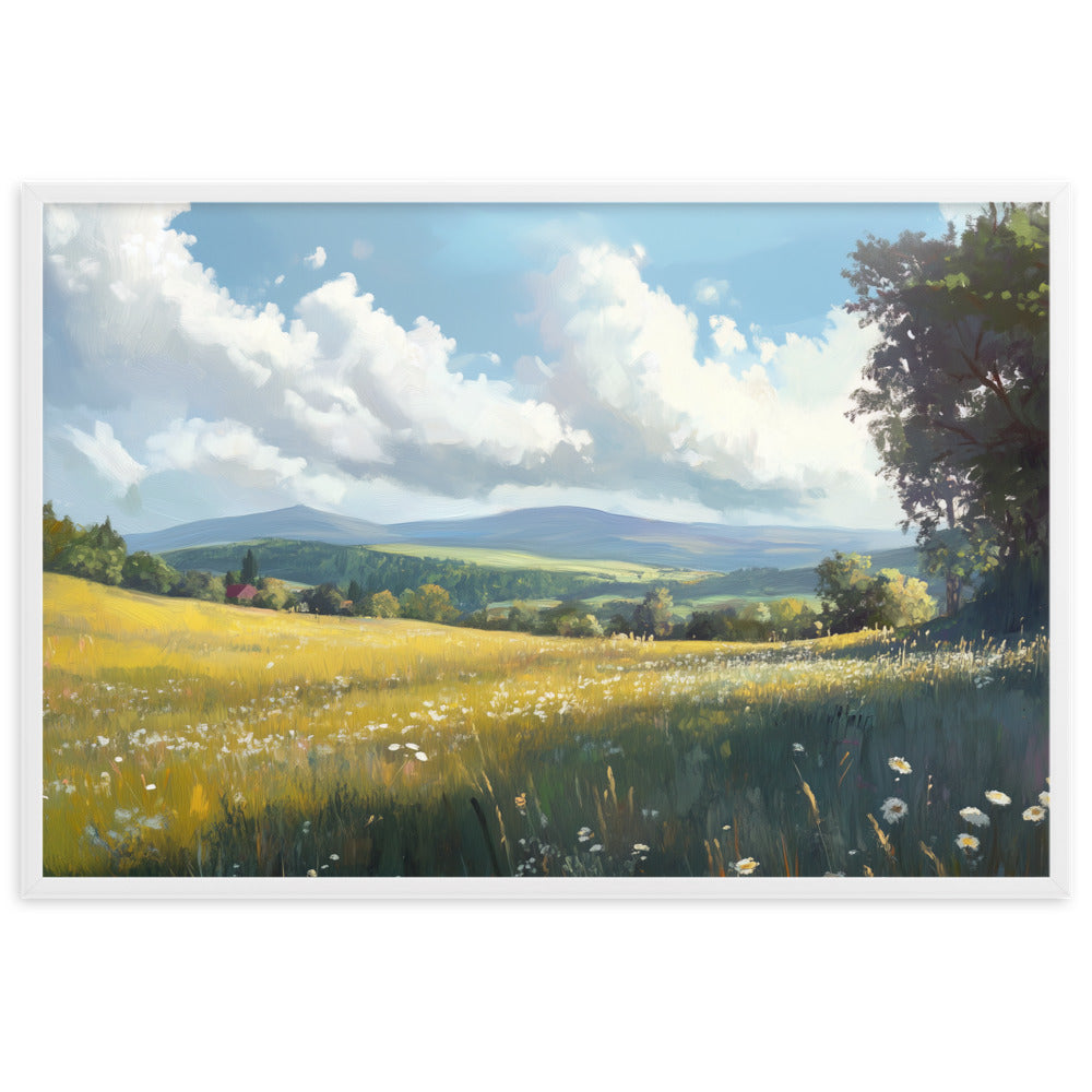 Untitled Landscape 4 Framed matte paper poster