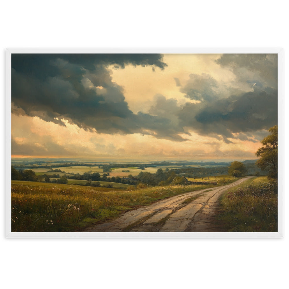 Untitled Landscape 5 Framed matte paper poster