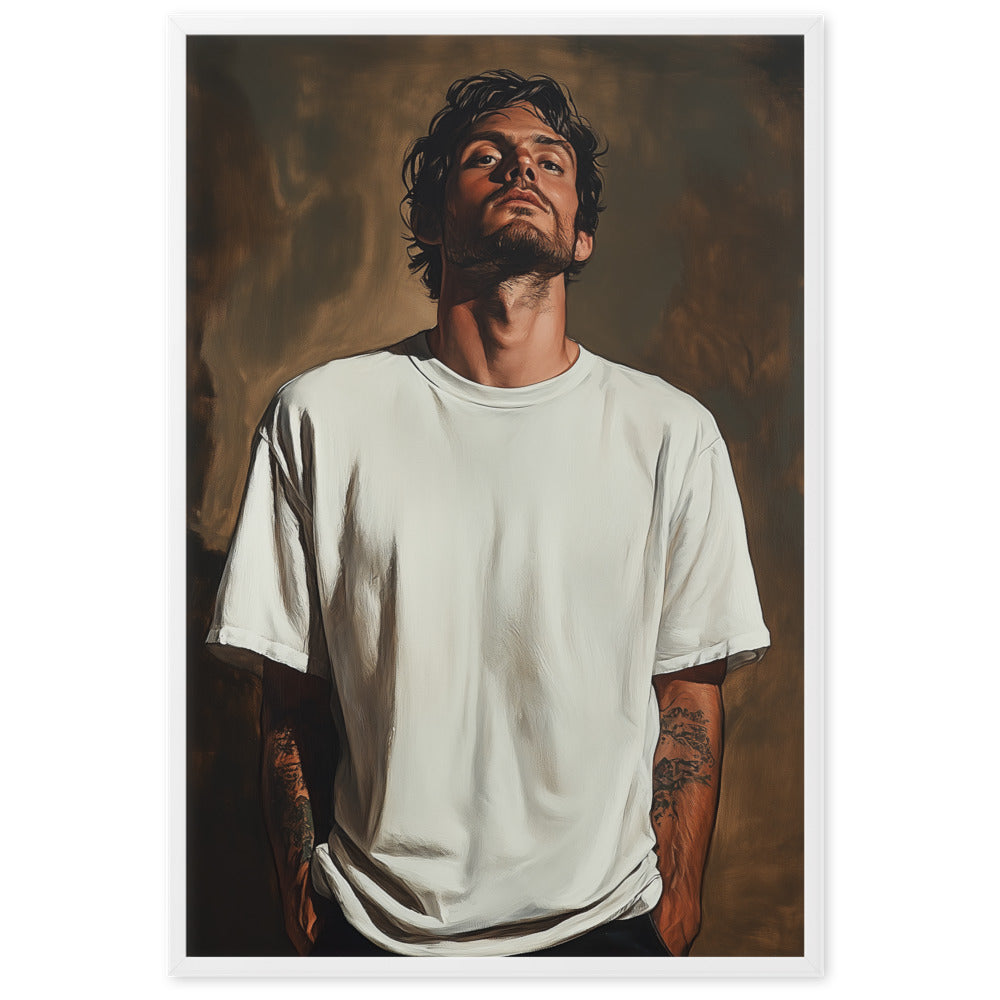 Alessandro Framed matte paper poster