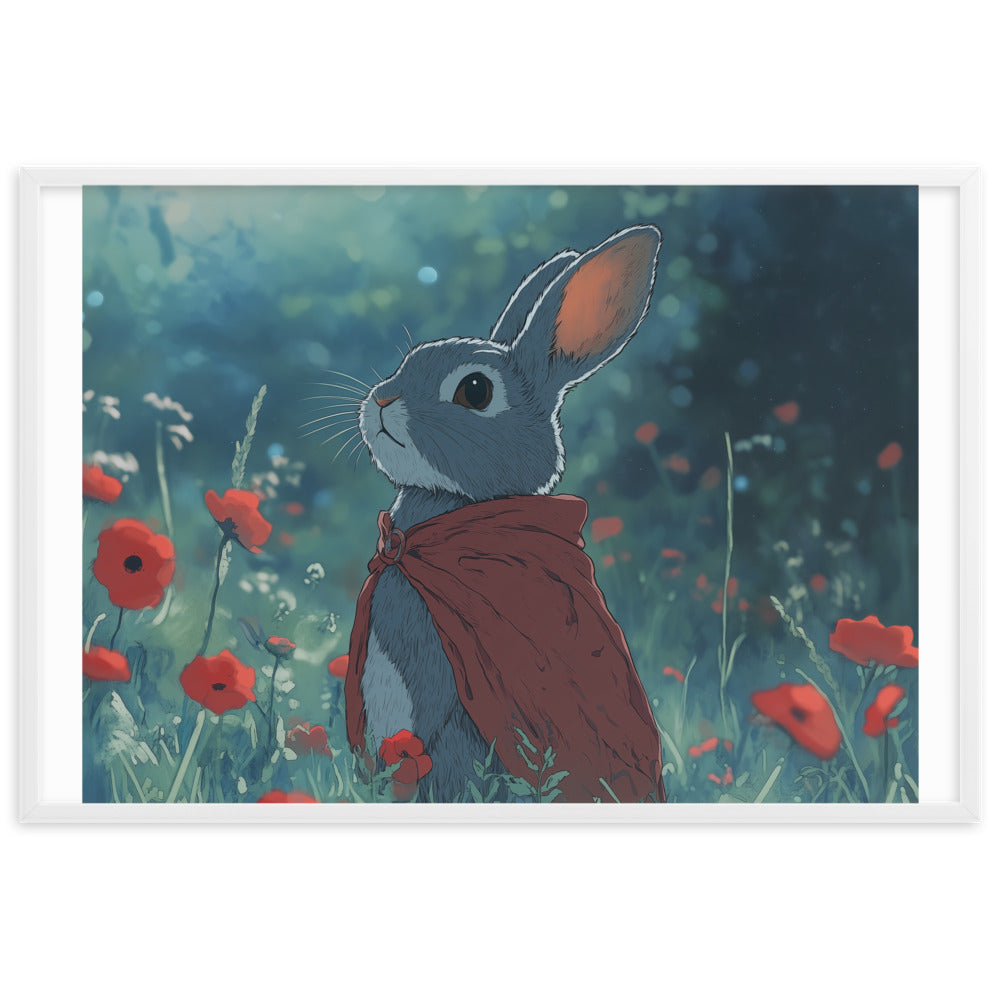 Rabbit 2 Framed matte paper poster