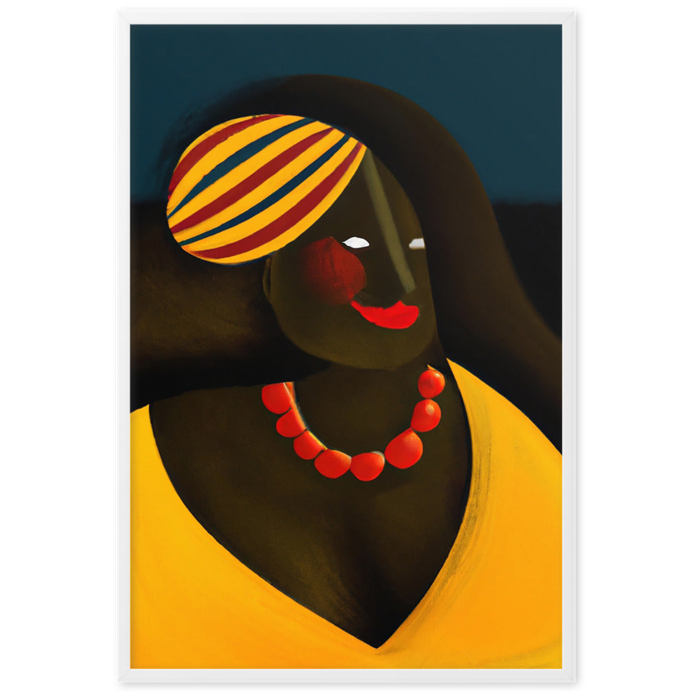 Colombiana Framed matte paper poster