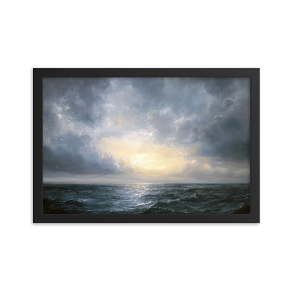 Untitled Seascape 1 Framed poster