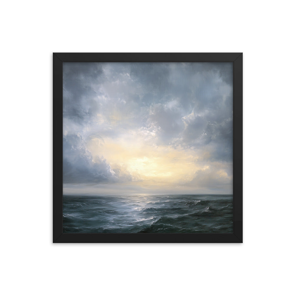 Untitled Seascape 1 Framed poster