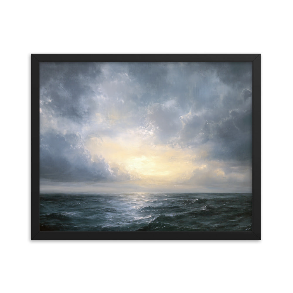 Untitled Seascape 1 Framed poster