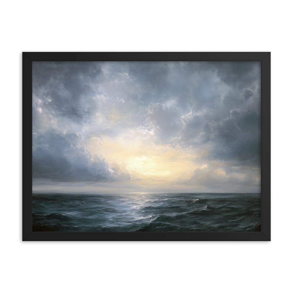 Untitled Seascape 1 Framed poster