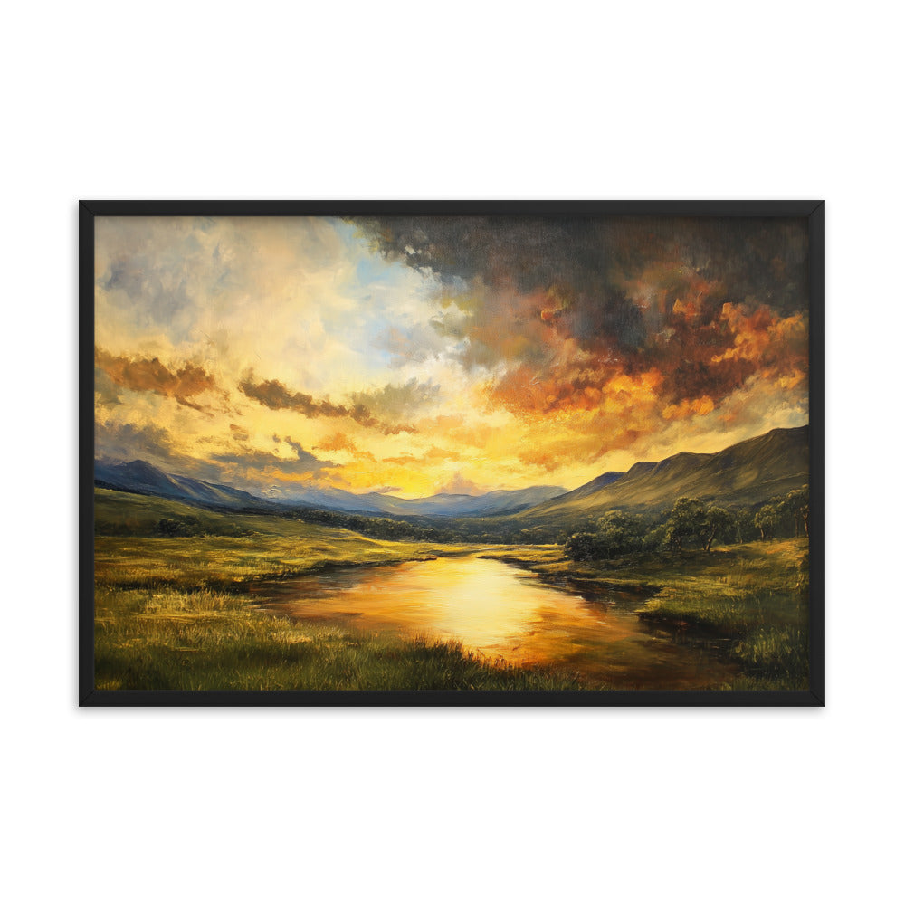 Untitled Landscape 1 framed poster