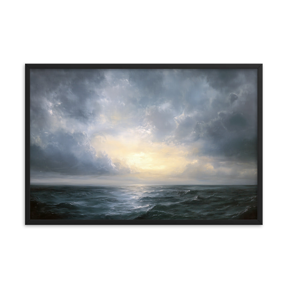 Untitled Seascape 1 Framed poster