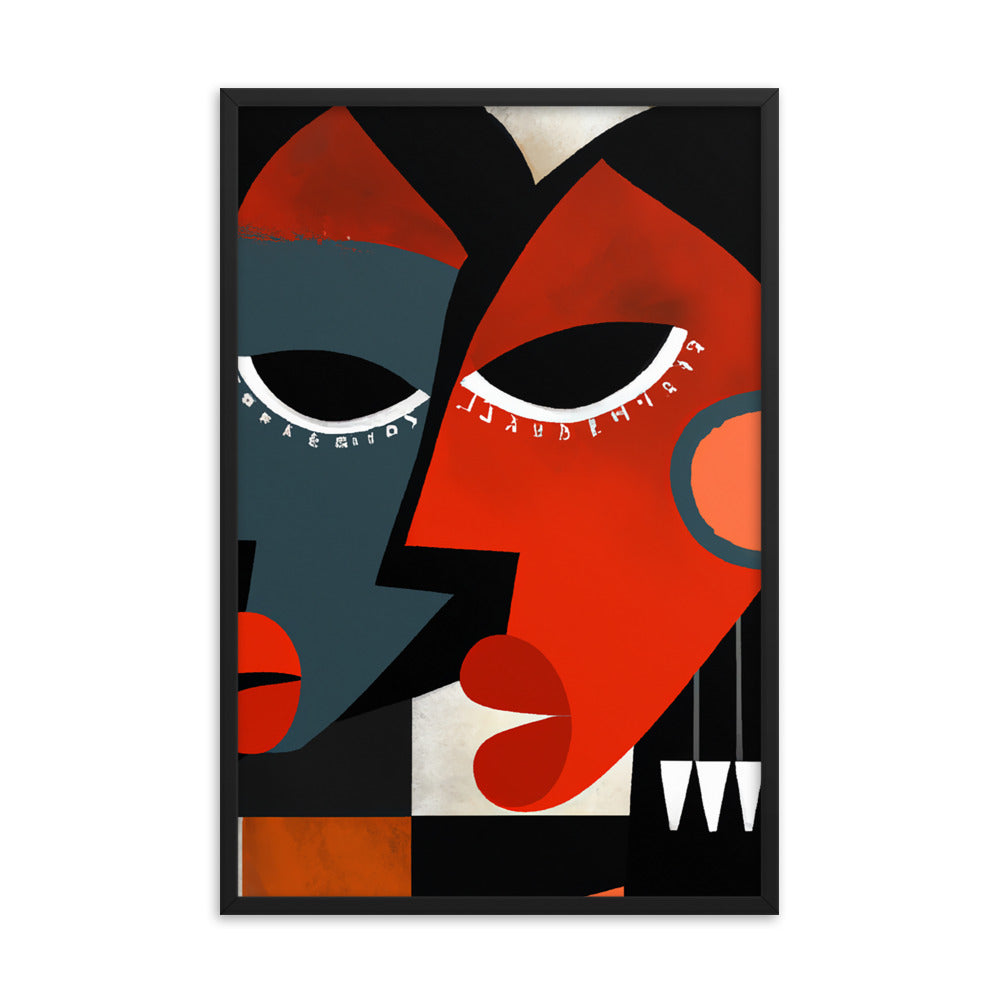 Masks Framed poster