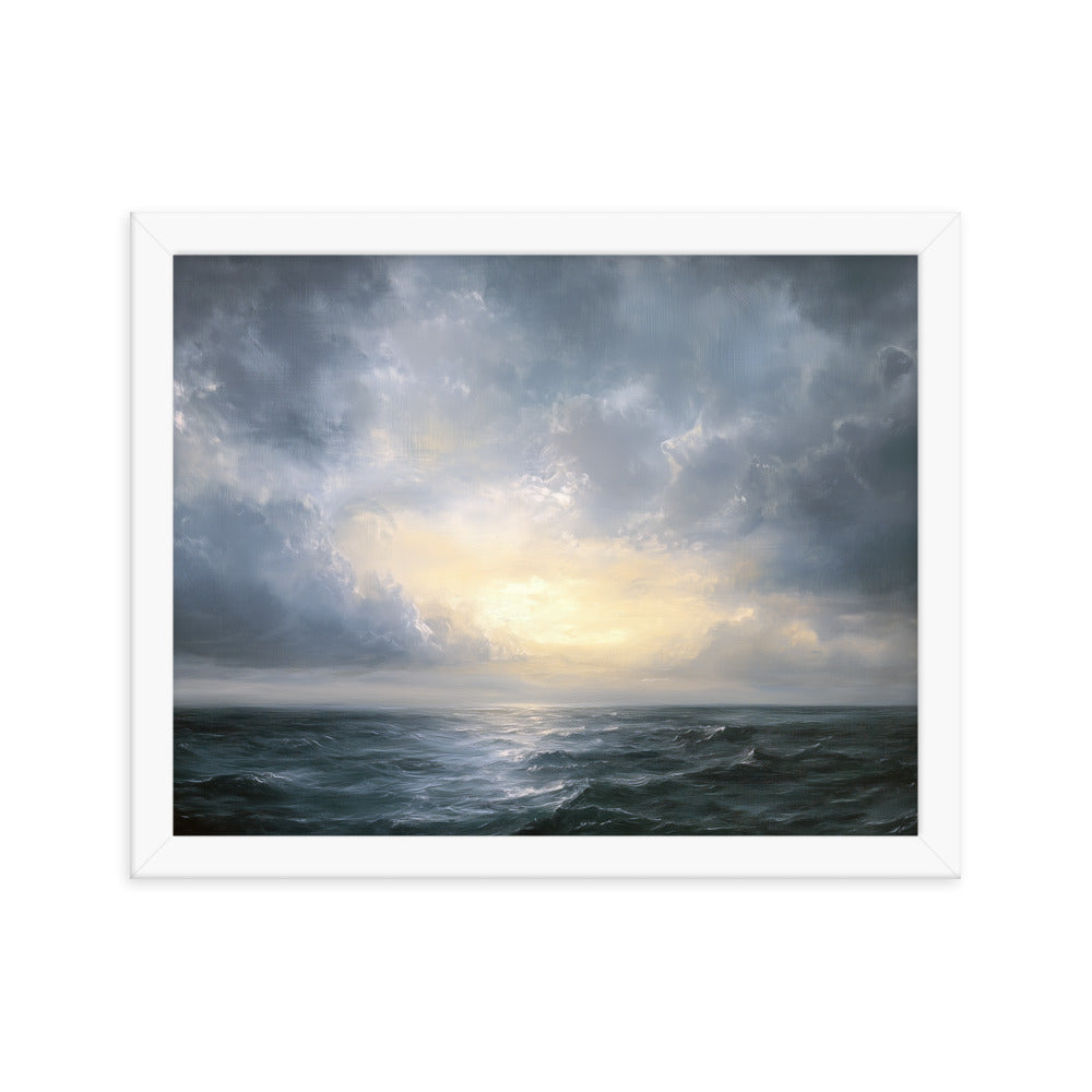 Untitled Seascape 1 Framed poster