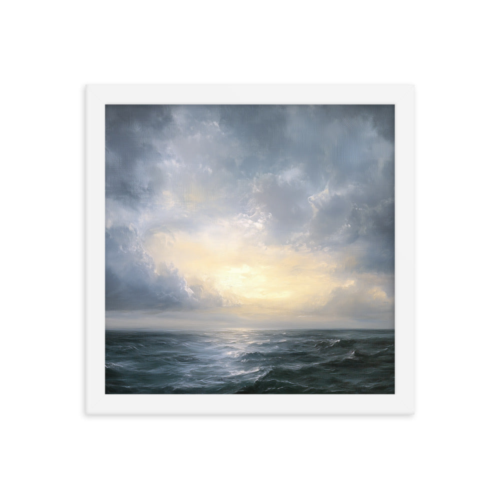 Untitled Seascape 1 Framed poster