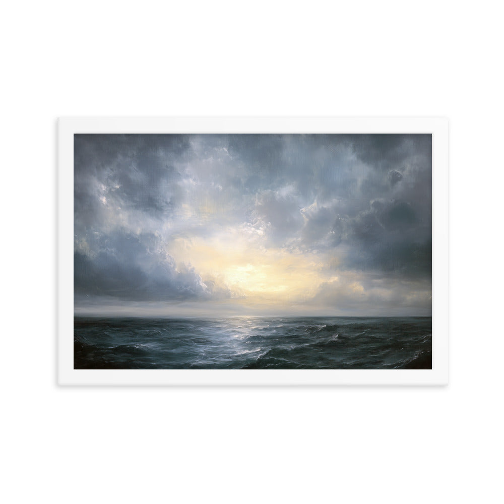 Untitled Seascape 1 Framed poster